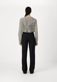 ONLY ONLPEACH LIFE PULL UP PANT  - Bukse - black