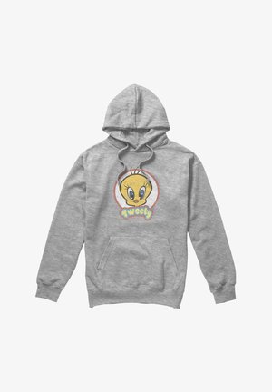 Cotton Soul, LOONEY TUNES RETRO TWEETY - Hoodie - mottled light grey
