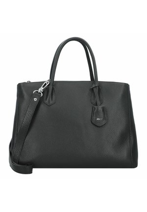 BREE Borsa a Tracolla Pelle Nera Elegante Classica Media Donna
