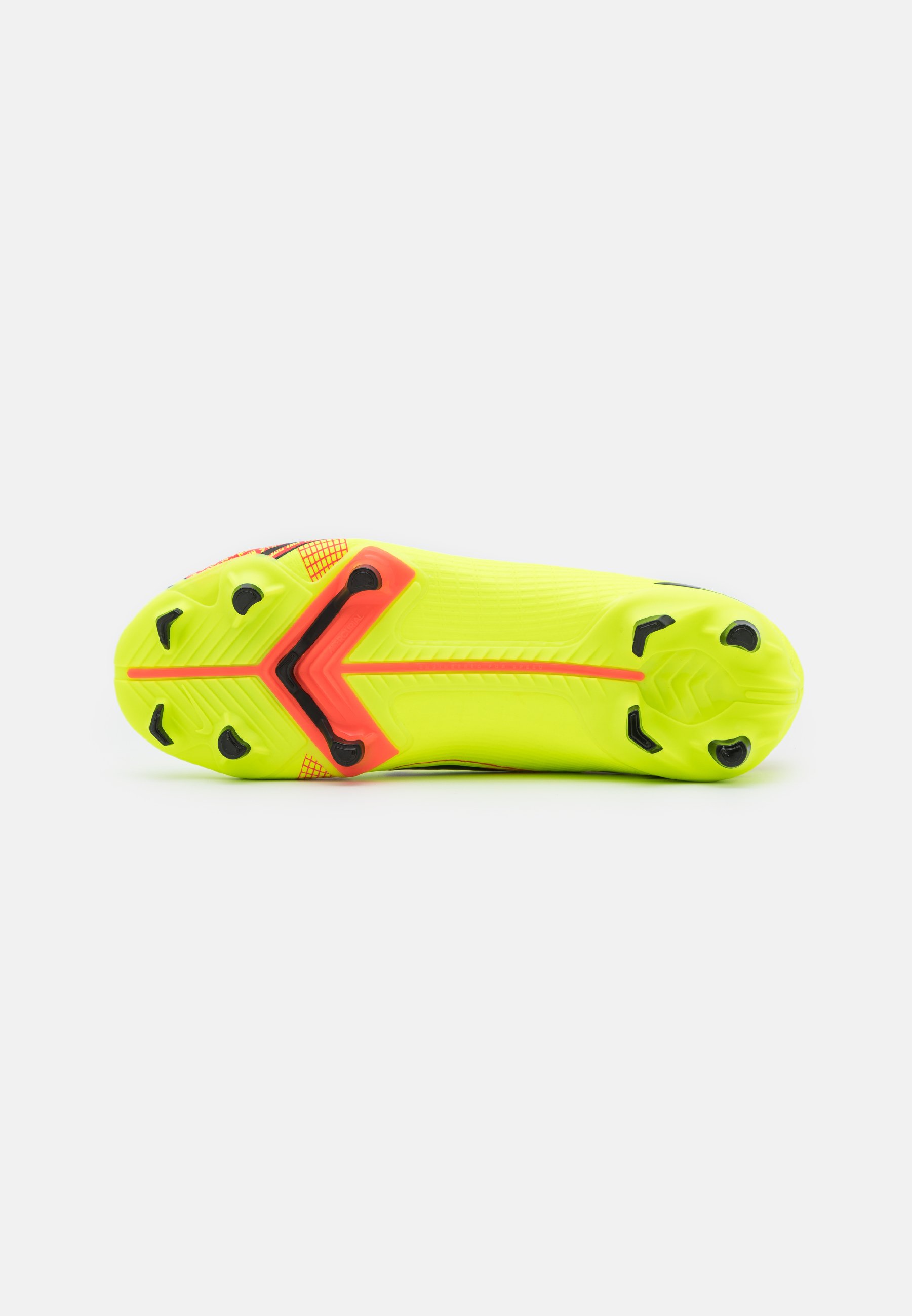 Nike Performance JR MERCURIAL VAPOR 14 ACADEMY FG/MG UNISEX - Botas de  fútbol con tacos - volt/bright crimson/amarillo neón - Zalando.es