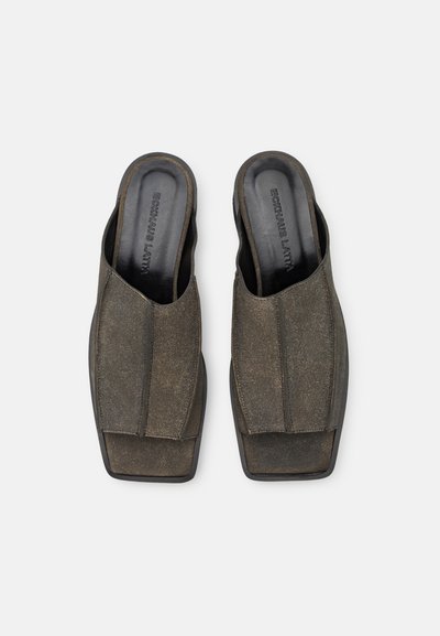 ECKHAUS LATTA FRAME SLIDE UNISEX - Papuci - grey