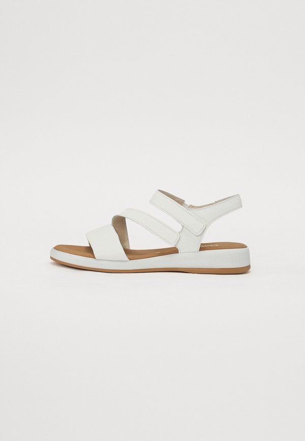 Ankle cuff sandals - weiss