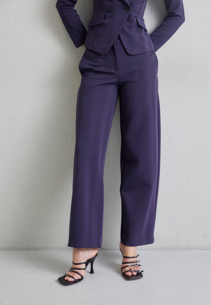 Emporio Armani PANTALONI - Püksid - blue notte/nero
