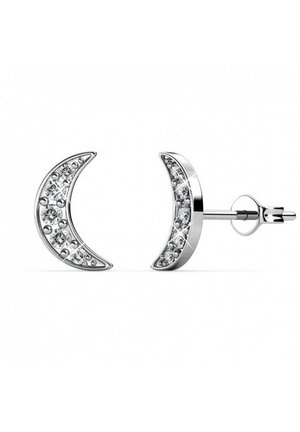 CRESCENT MOON - Boucles d'oreilles - argenté couleur / cristal