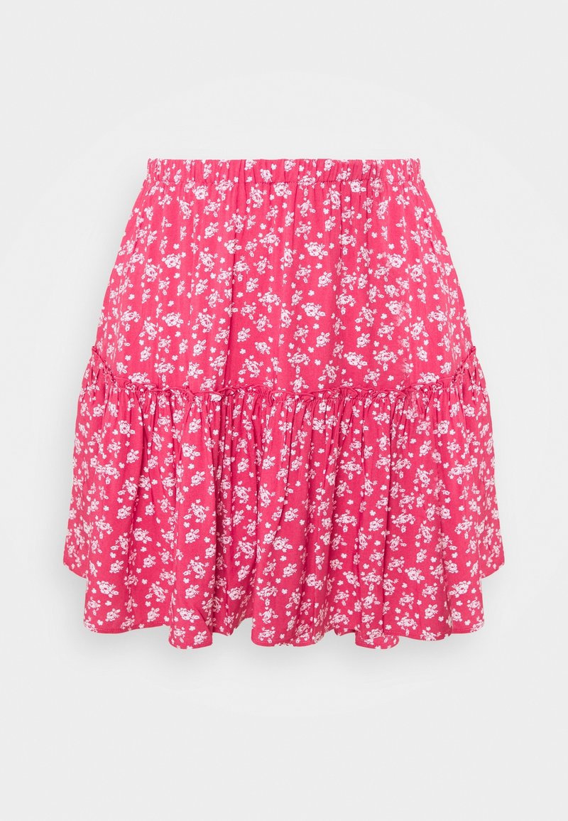NA-KD Falda acampanada - light pink