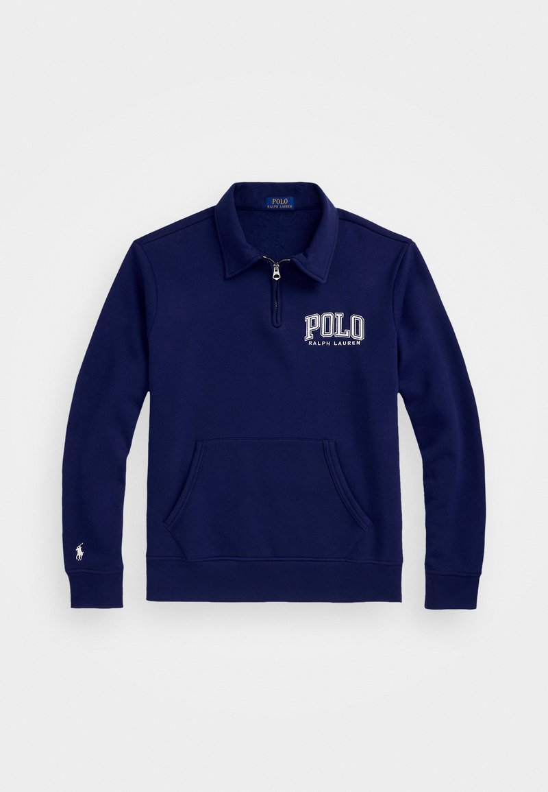 Polo Ralph Lauren LOGO FLEECE QUARTER-ZIP SWEATSHIRT - Ikdienas džemperis - cruise navy