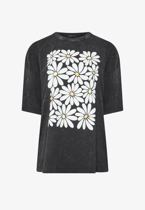 Yours Clothing, SLOGAN TOPS - T-SHIRT/TOP - Langærmet T-shirt - mottled grey