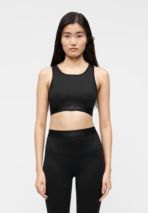 LOGO TAPE SPORTS BRA - Débardeur - black