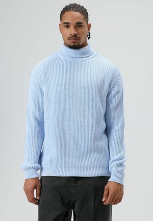 MOCK NECK - Trui - baby blue