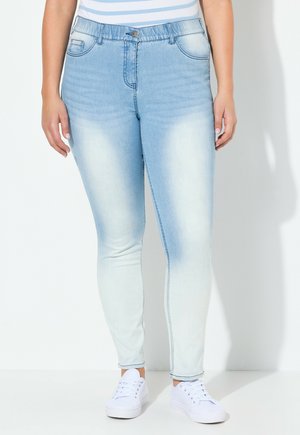 Skinny-Farkut - light blue