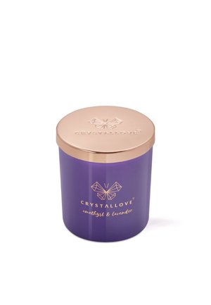 CRYSTALLOVE AMETHYST SOY CANDLE - Bougie parfumée - lilac