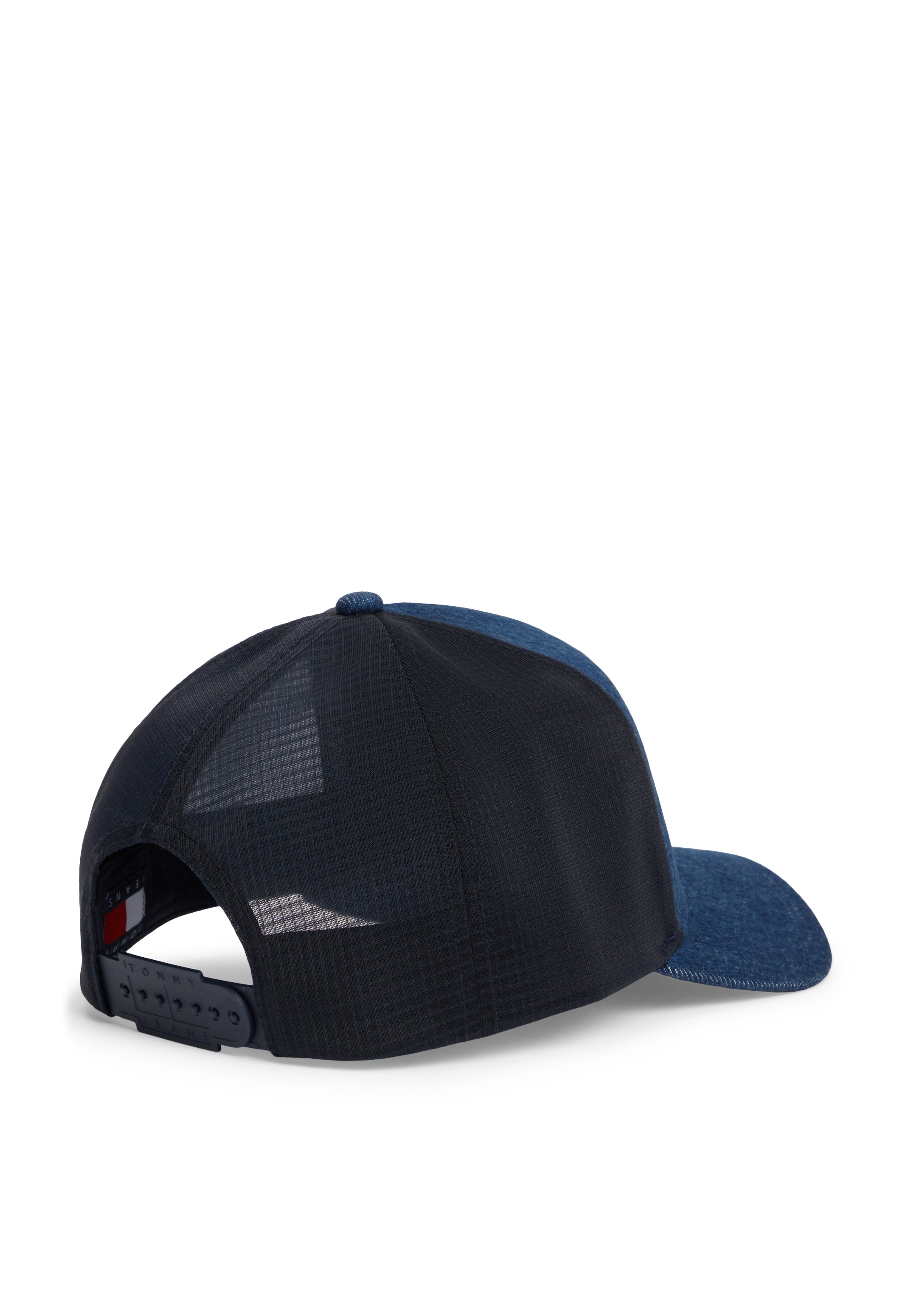 Tommy Jeans HERITAGE LOGO DENIM MESH TRUCKER CAP - Cap - denim