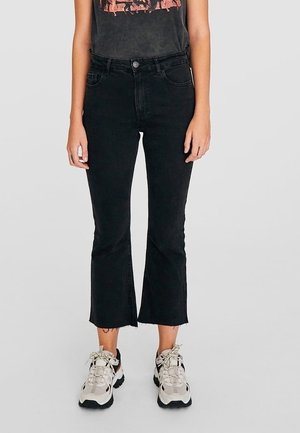 Flared Jeans - black