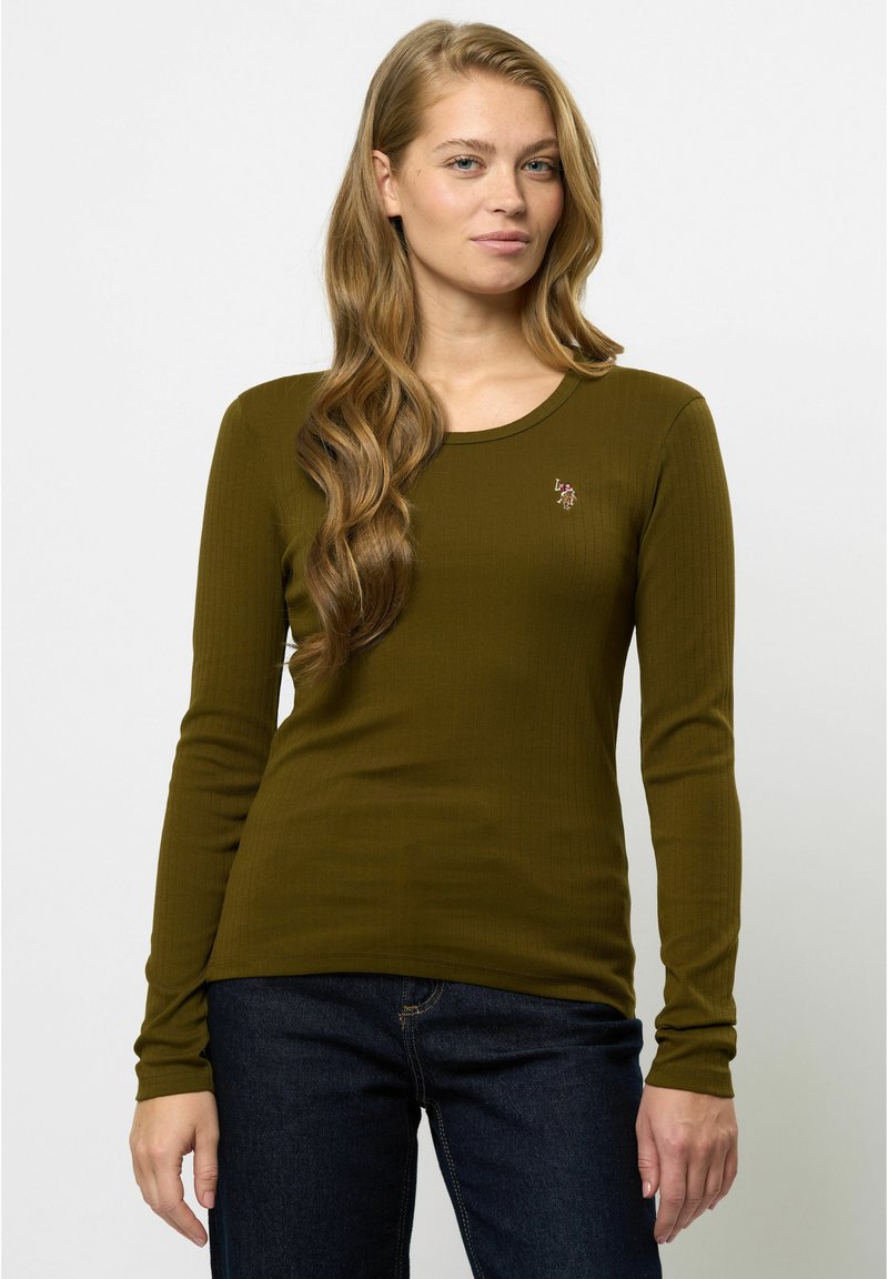 U.S. Polo Assn. Topper langermet - dark olive