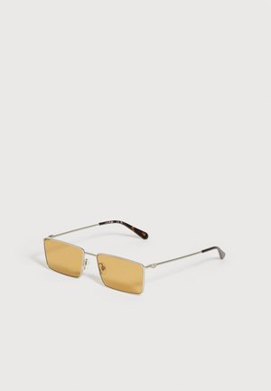 Lacoste Lunettes de soleil - silver-coloured/yellow