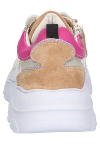 Braqeez REECE RUN  - Sneakers laag - beige/goud/roze/print bruin