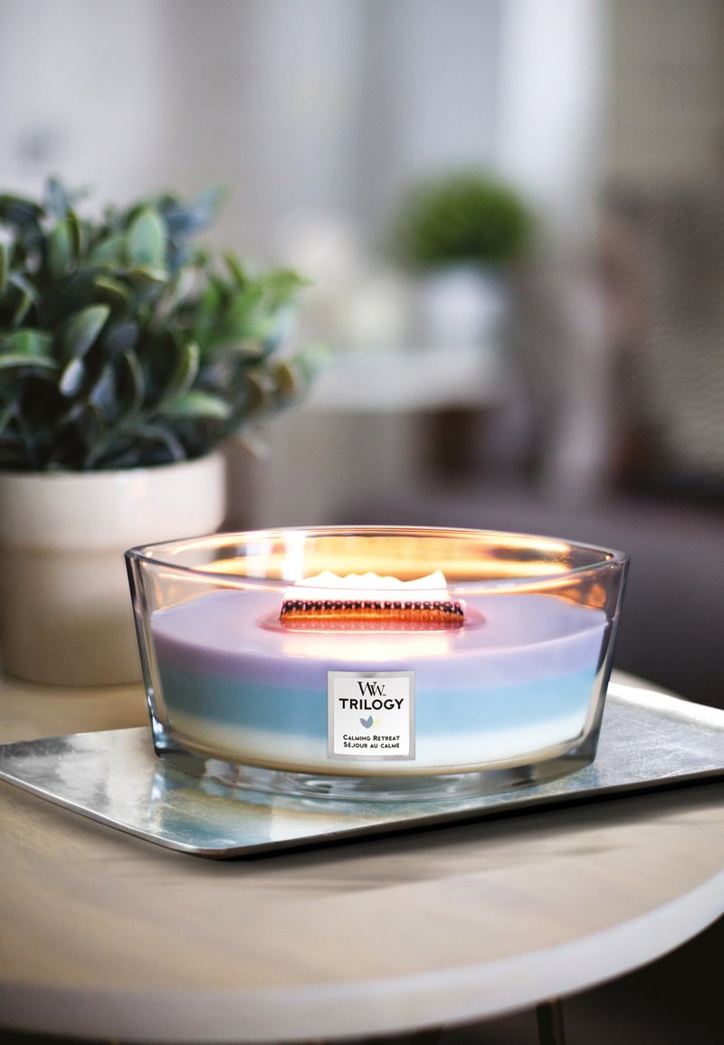 Woodwick ELLIPSE JAR TRILOGY CALMING RETREAT - Duftkerze