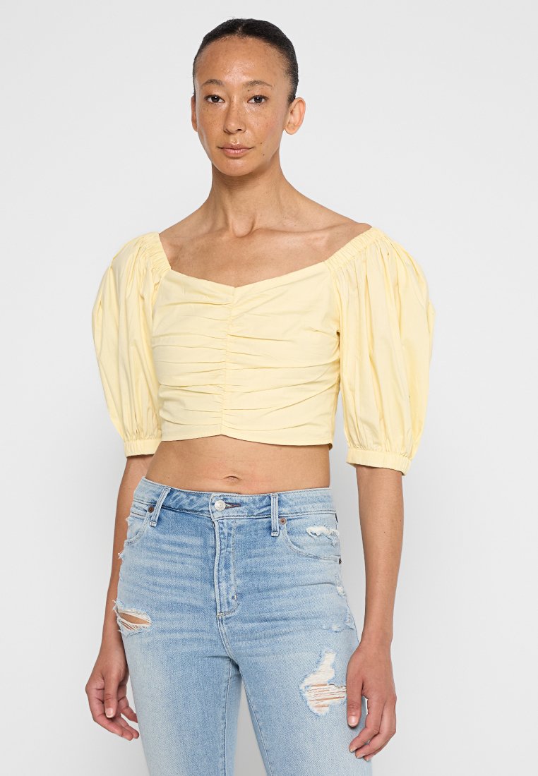 Abercrombie & Fitch Blouse lichtgeel Abercrombie & Fitch Blouse lichtgeel