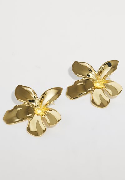 HUGO KREIT FLORAL EARRINGS - Auskari - gold-coloured