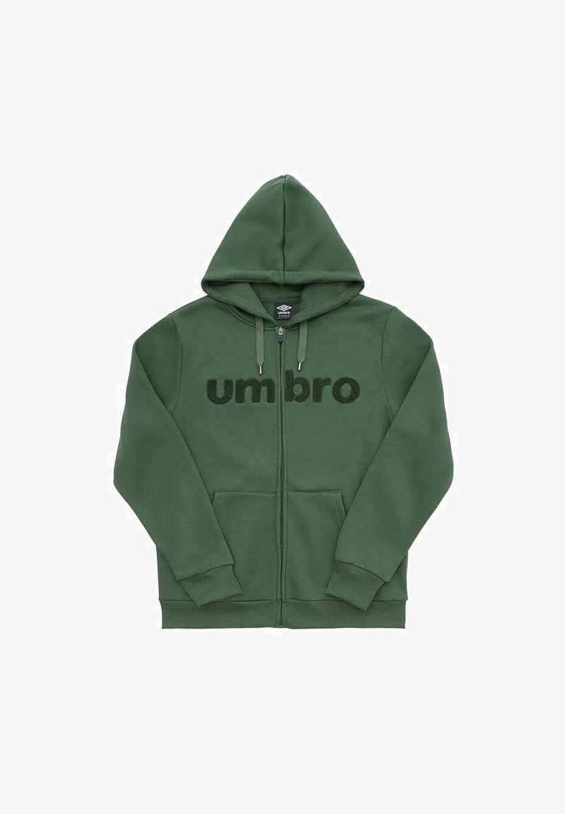 Umbro Felpa con zip verde