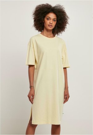 Jersey dress - soft yellow