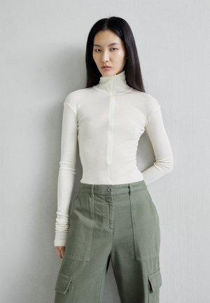 BITE Studios ZIP TURTLE - Langarmshirt - cream
