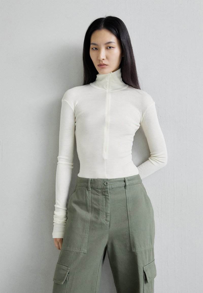 BITE Studios ZIP TURTLE - Langarmshirt - cream