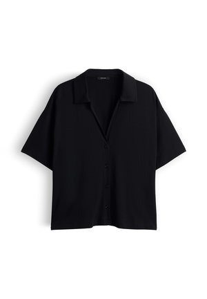 OPUS, RELAXED FIT STRETCH COMFORT - Overhemdblouse - black