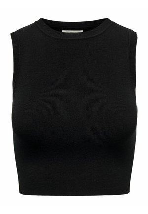 JDY JDYCIRKELINE CROP - Top - black