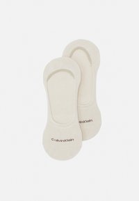 Calvin Klein Underwear - FOOTIE MID CUT 2 PACK UNISEX - Sportovní ponožky - sand Miniatura obrázku 1