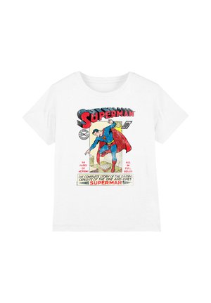 Cotton Soul, SUPERMAN OLD SCHOOL FLIGHT UNISEX - Print T-shirt - white