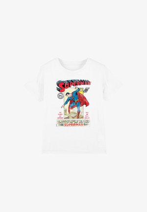 Cotton Soul, SUPERMAN OLD SCHOOL FLIGHT UNISEX - Print T-shirt - white