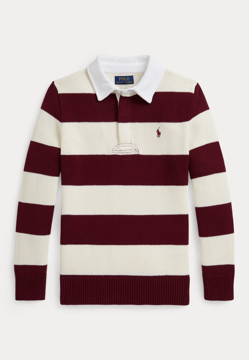 Polo Ralph Lauren STRIPED COTTON RUGBY JUMPER Stickad tröja classic — free download