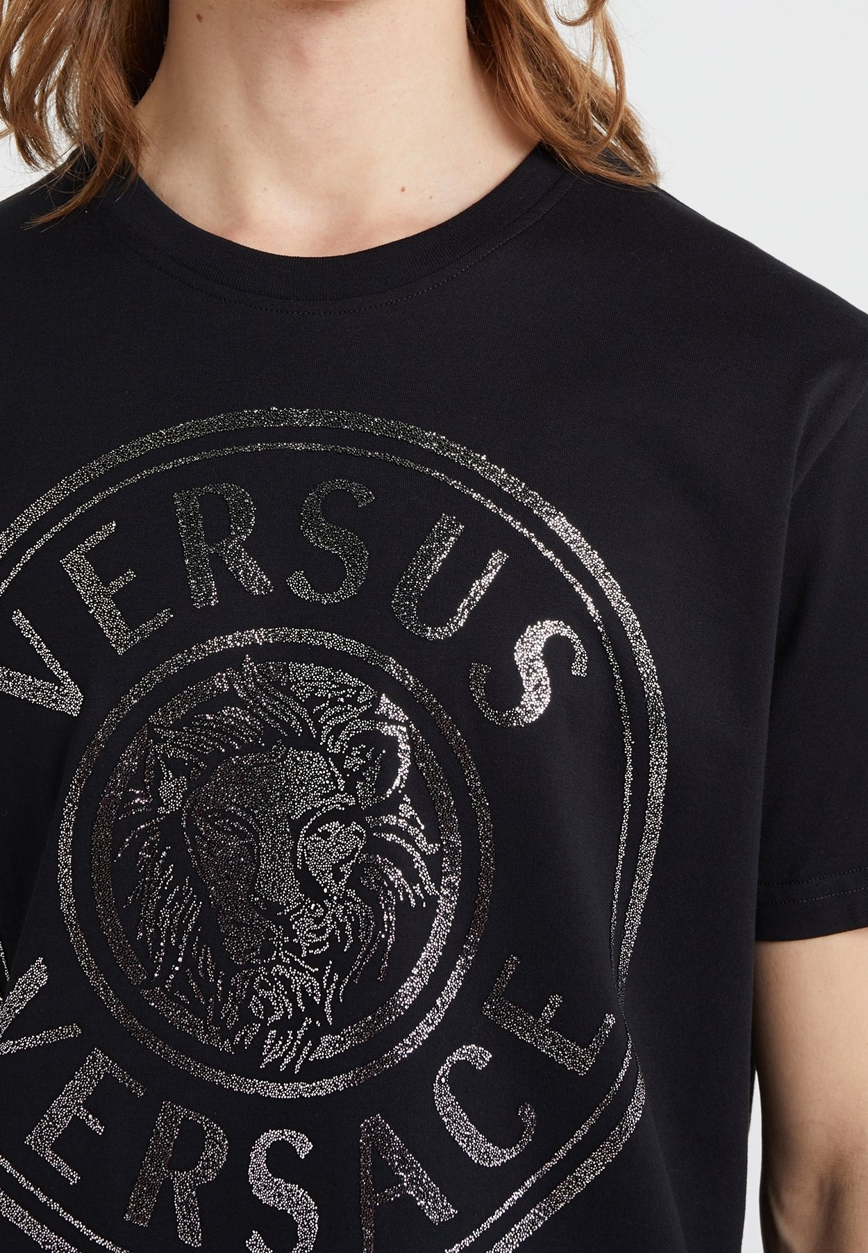 Versus Versace Print T-shirt - black - (Pre-owned) - Zalando.ie