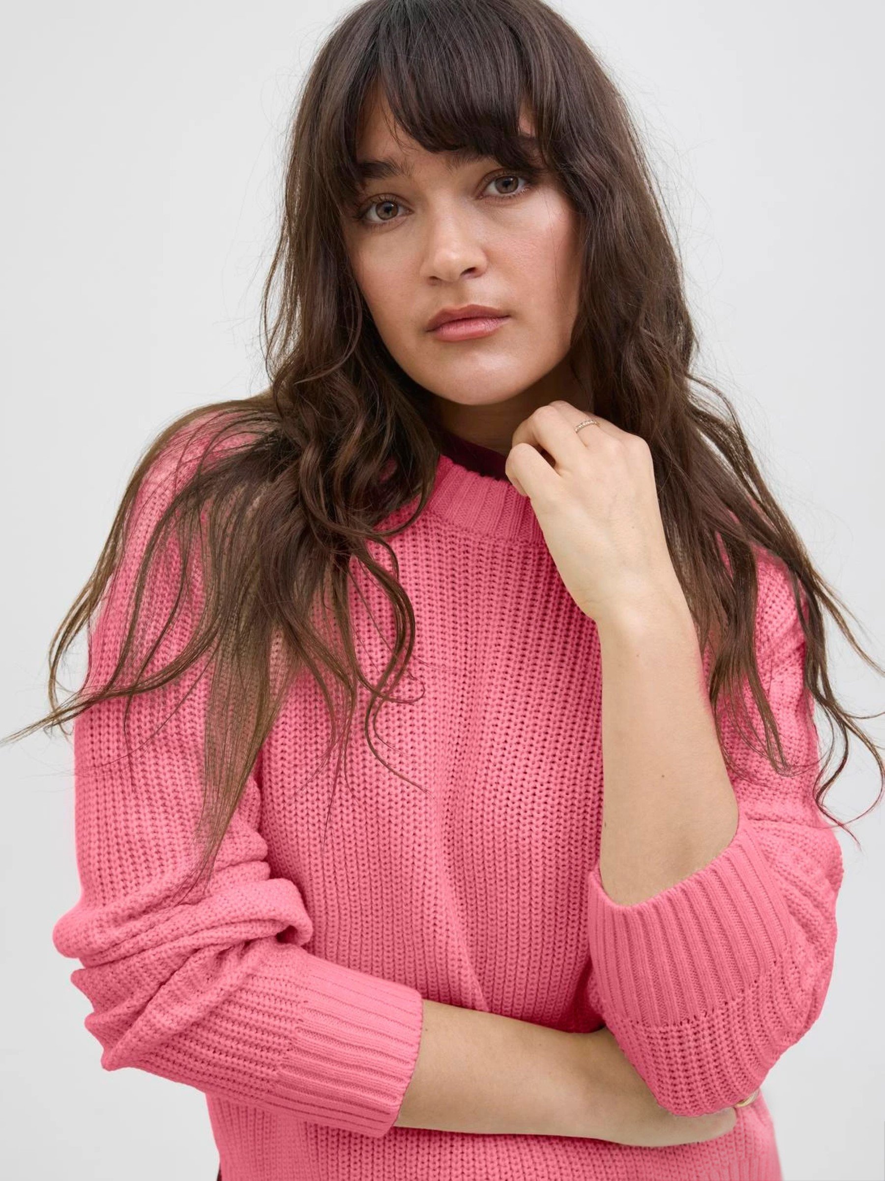 JJXX JXGLOBAL - Jumper - morning glory/pink - Zalando.co.uk