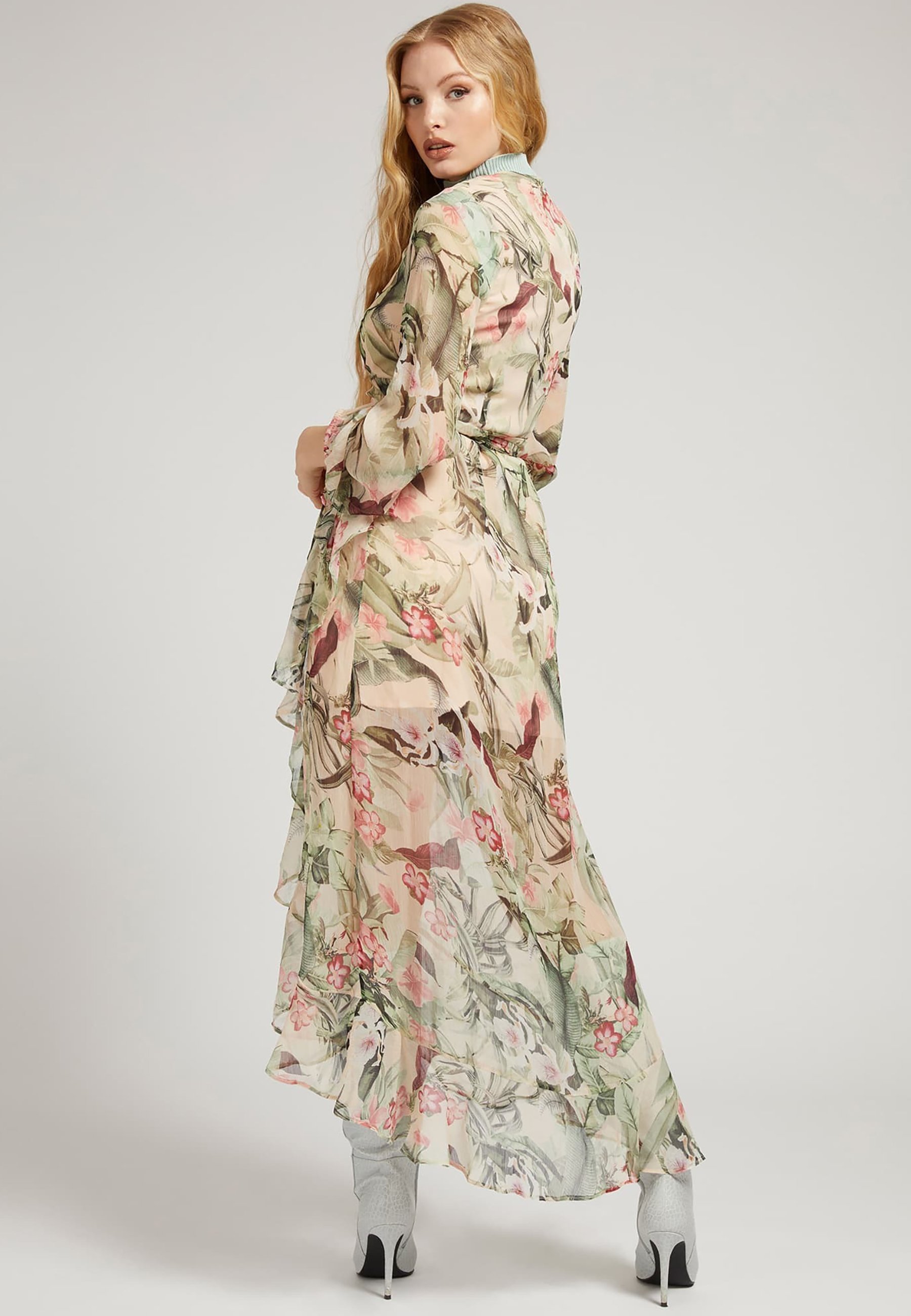 Guess BAJA - Maxikleid - gemustert multicolor/mehrfarbig - Zalando.de