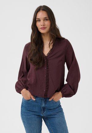 Kaffe, KASOLLIE - Blouse - fudge