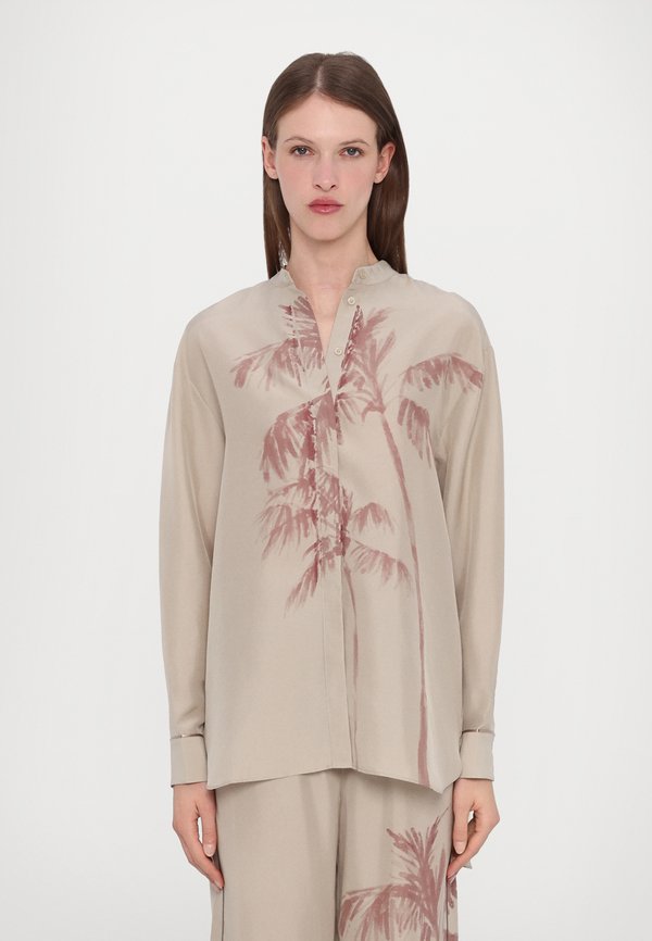 SCATOLA - Button-down blouse - beige