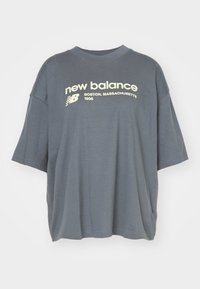 LINEAR HERITAGE TEE - Triko s potiskem - graphite