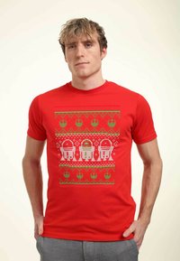 Star Wars STAR WARS: CLASSIC CHRISTMAS UNITS UNISEX - Camiseta estampada - red
