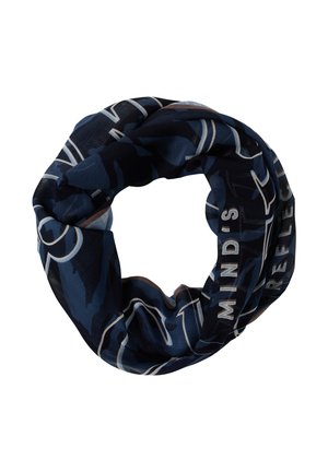 GEMUSTERTER LOOP - Écharpe tube - blau