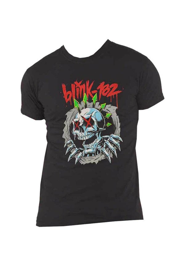 BLINK SIX ARROW SKULL - Print T-shirt3