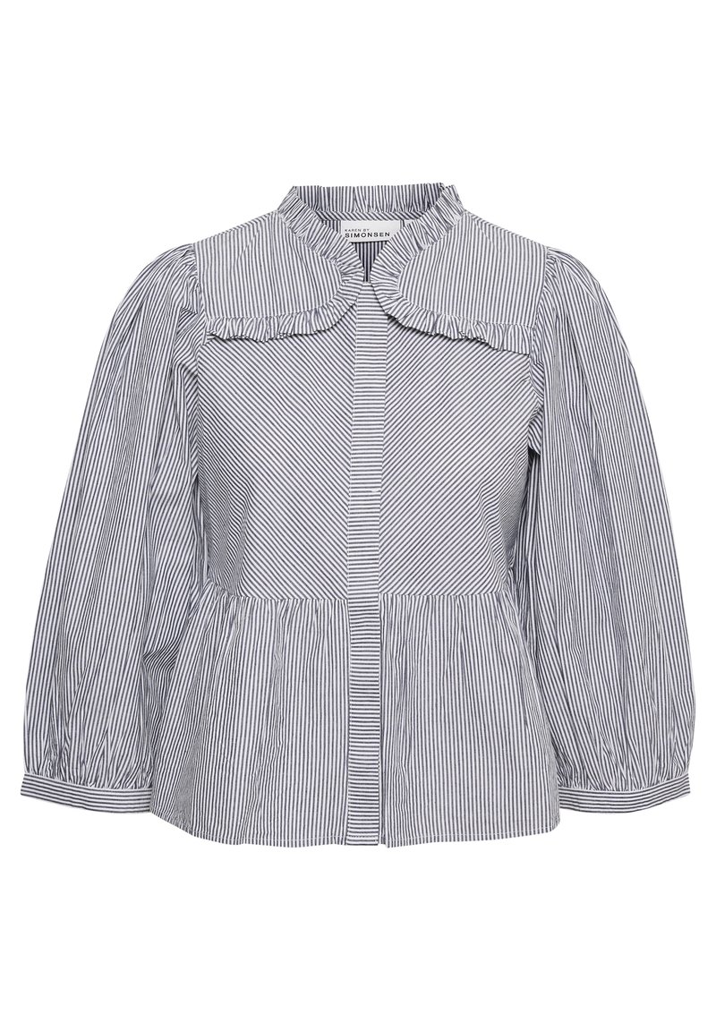 Karen by Simonsen Overhemdblouse wit Karen by Simonsen Overhemdblouse wit