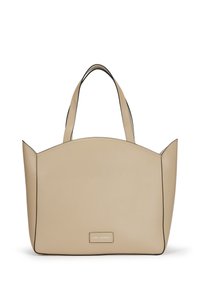 KARL LAGERFELD CIRCLE TOTE PERFORATED - Bevásárlótáska - sand