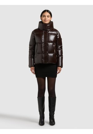 Winterjas - moody plum