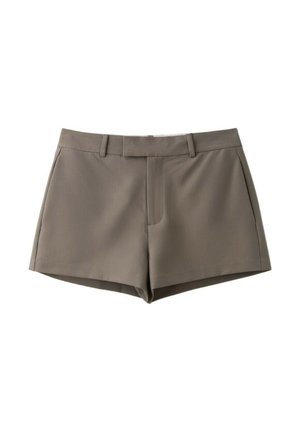Stradivarius, TAILORED SHORTS WITH BELT LOOPS - Short - light brown