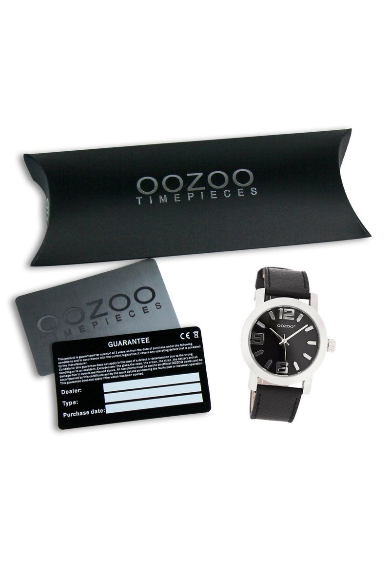 Kinder Uhren | OOZOO JR COLLECTION Uhr schwarz/silber/schwarz - ZQ46571 Kinder Uhren | OOZOO JR COLLECTION Uhr schwarz/silber/schwarz - ZQ46571