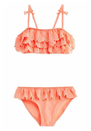 TIERED STANDARD SET - Bikini - fluro orange