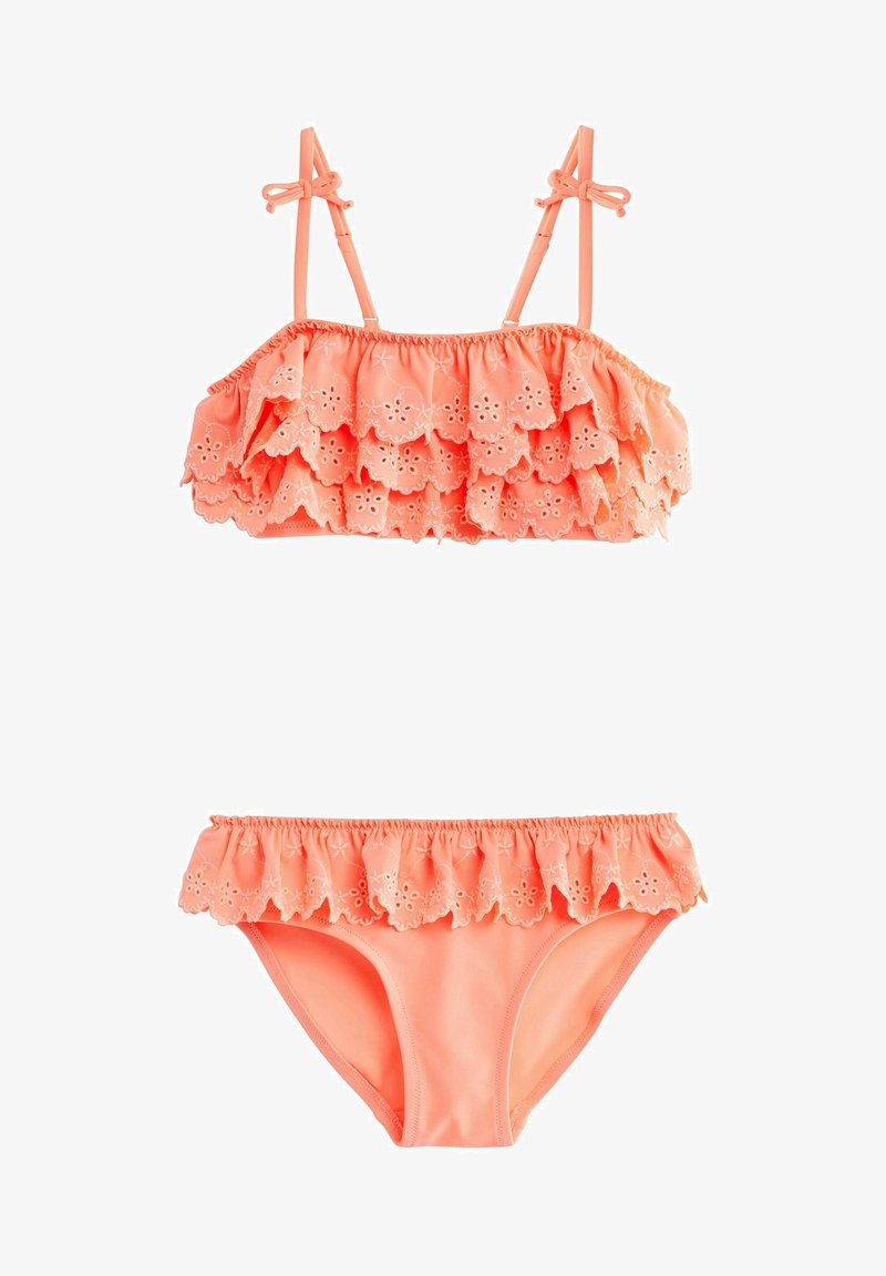 Next TIERED STANDARD SET - Bikiny - fluro orange