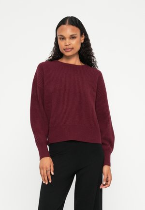 PULLOVER - Jersey de punto - red wine